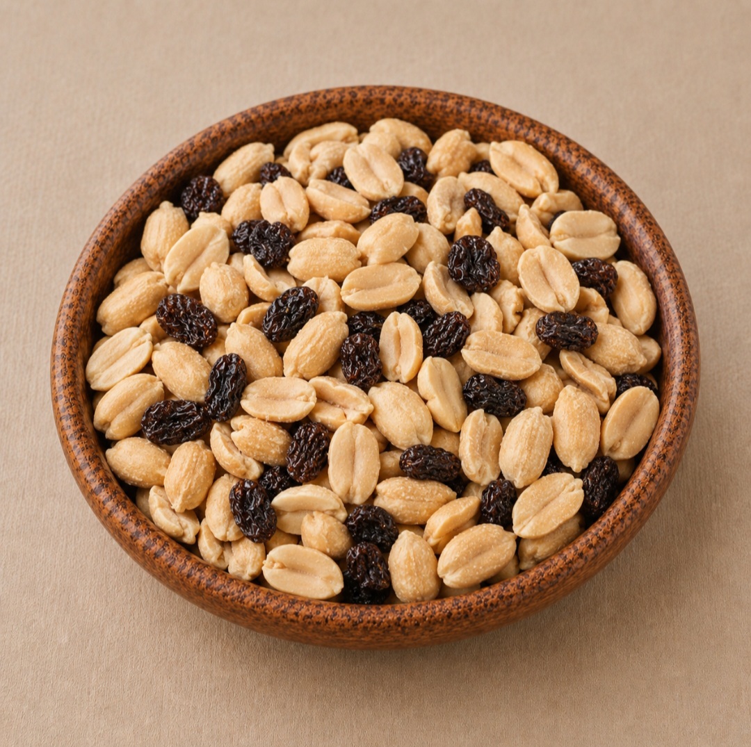Peanuts and Raisins